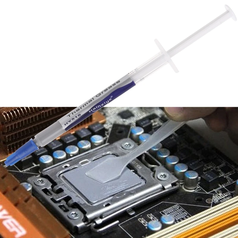 Y1UB 10PCS HY510 Silicone Thermal Grease Paste Compound 1.93W/for m.K for Processor CPU Cooler GPU Radiator Graphics Card Coo