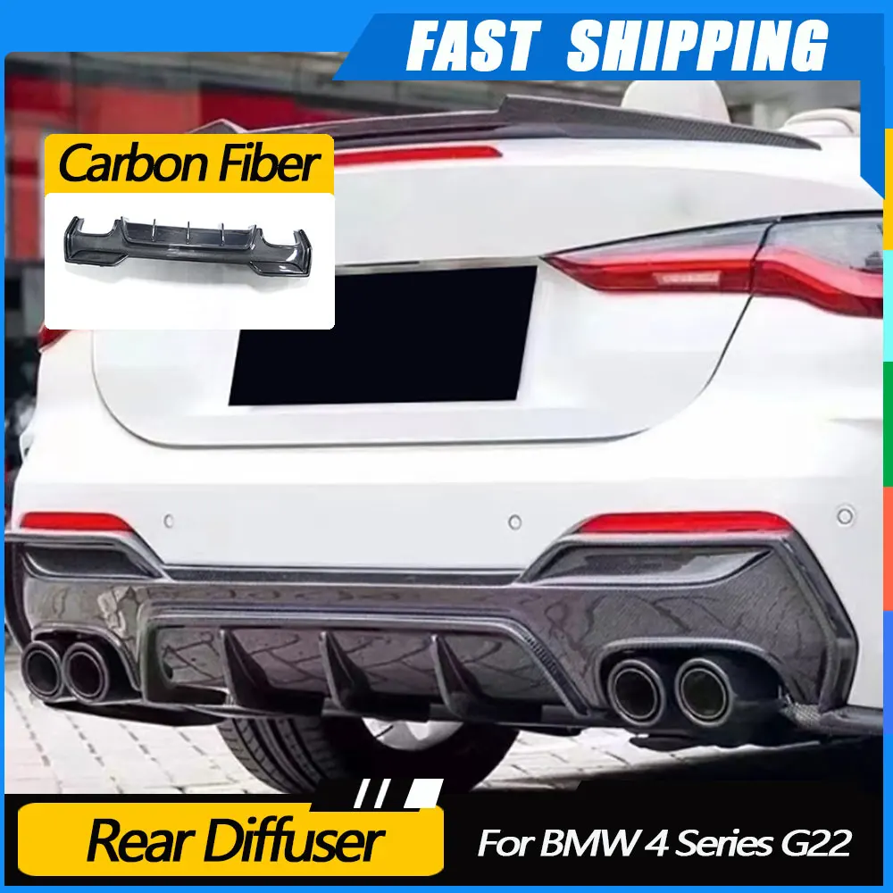 

JMCARCOOL автомобильные аксессуары из углеродного волокна, задний бампер, диффузор, спойлер, удлинители, чехлы для BMW 4 серии G22 G23 2020 UP