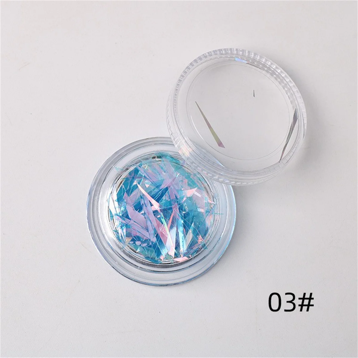 ネイルアート用オーロラステッカー、ガラスステッカー、ファンタジー、レーザーミラー、アート作成、1個