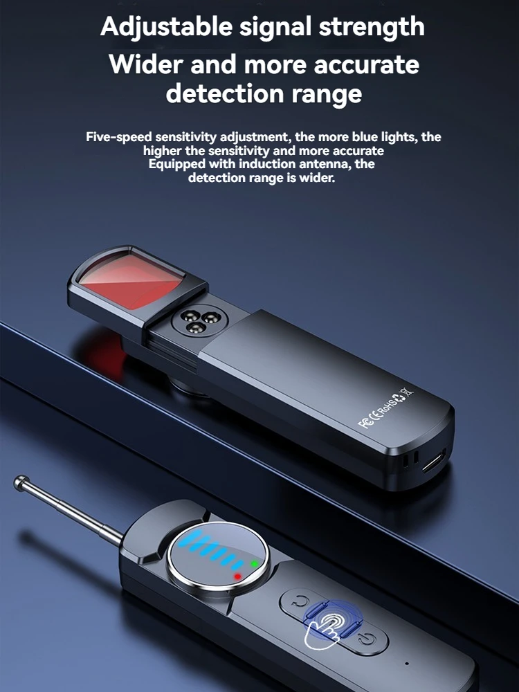 كاشف كاميرا لا سلكية نظام إنذار مضاد للسرقة مكافحة التنصت الأشعة تحت الحمراء الماسح الضوئي مكافحة تتبع مصدر إشارة المراقبة #1