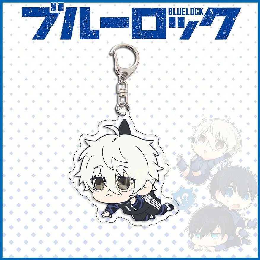 Anime BLUE LOCK Nagi Seishiro Isagi Yoichi Chigiri Hyoma Cosplay Keychain Acrylic Cartoon  Pendant Ambitus