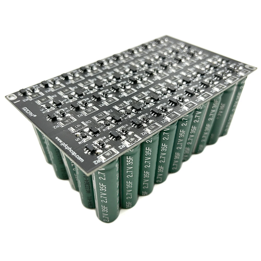 Powerstor 121.5V0.78F Módulo Supercapacitor 2.7V35F Farad Capacitor Fonte de alimentação de backup com placa de proteção de equilíbrio