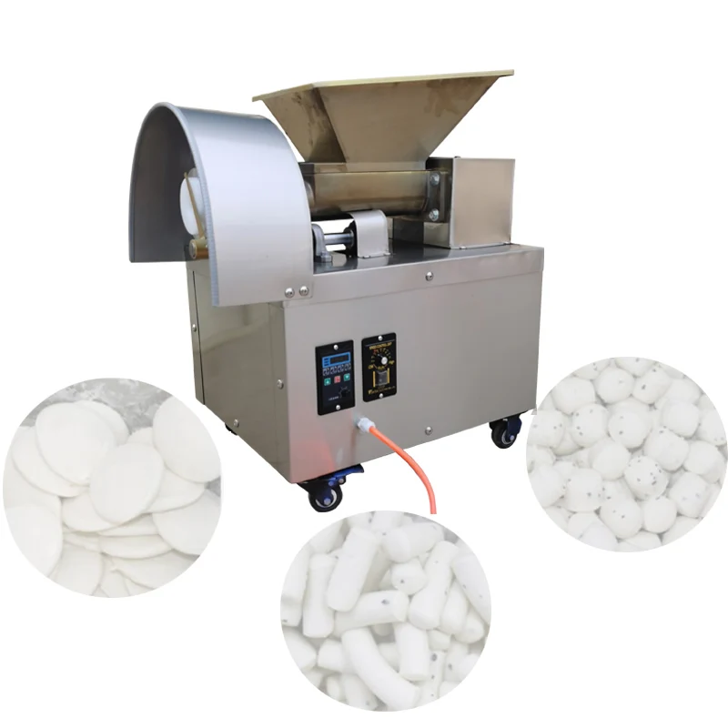 

Multi-function Dough Cutting Machine For Dumpling Buns Pulling Noodle Taro Round Flatbread Stuffing Dough Divider Machine