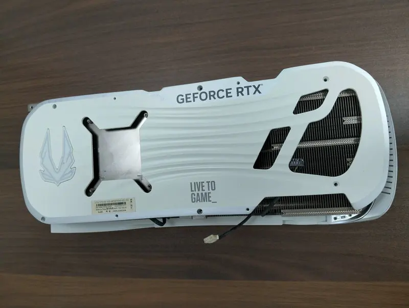The Original Radiator Cooler for ZOTAC RTX4080 AMP Video Card White Black with Backplate