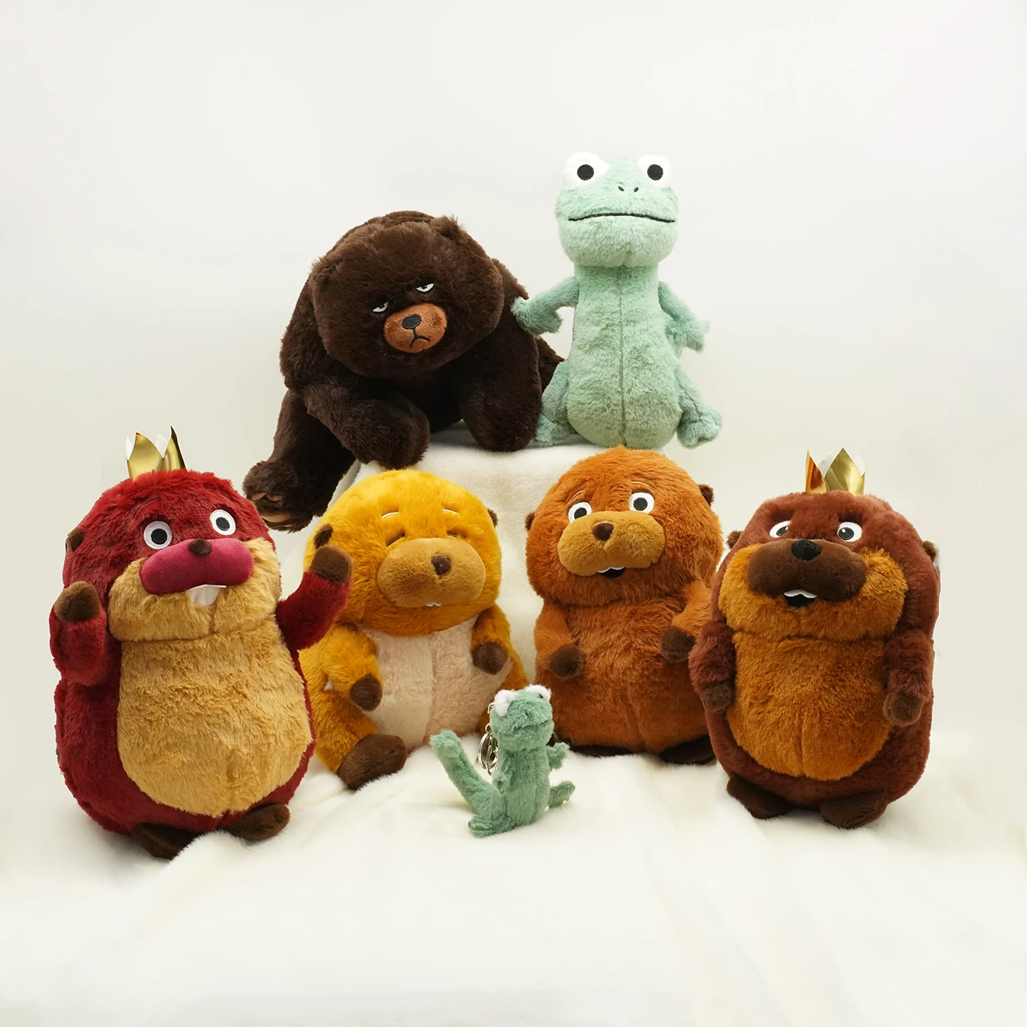 

TreasuringU George Loaf Beaver Plush Toy Soft Fluffy Stuffed Toy Kawaii Animals Cute Beaver Doll Birthday Gifts