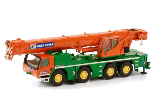 Diecast Toy Model Gift WSI 1:50 Scale Lie-Bherr LTM 1120-4.1 Wheeled Crane Engineering Machinery Alloy Model Gift 71-2037