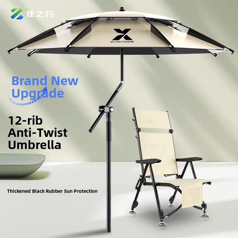 

Рыболовный зонт 2026: Новинка! Двухслойный, утолщенный, с черным покрытием, ветрозащитный, водонепроницаемый. Для рыбалки, кемпинга и путешествий.