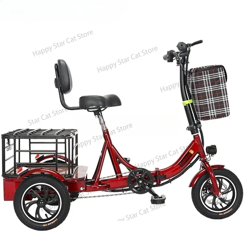 electro-tricycle scooter for the elderly Small folding leisure car cross-border supply source factory