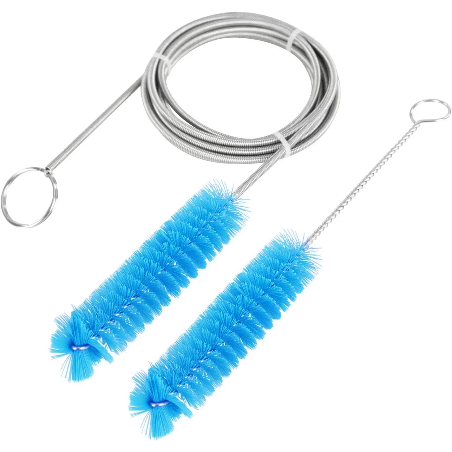 CPAP Tube Cleaning Brush-7 Feet Flexible + 7 Inches  Stainless Steel Wire Bristle Brush- Fits for Standard 22mm Diameter