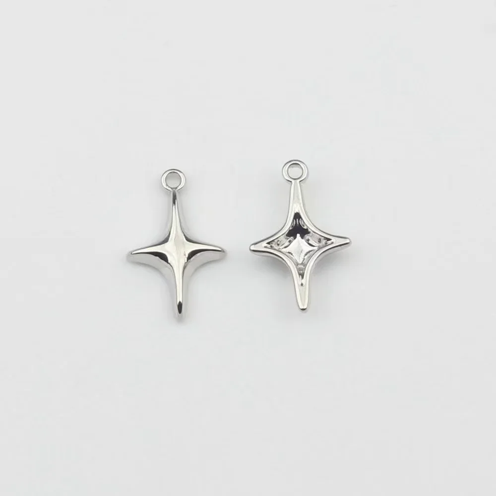 30Pcs Stars Enamel Charms Meteor Alloy Pendant for Jewelry Findings Making Handmade Earrings Bracelet Necklace Diy Accessories