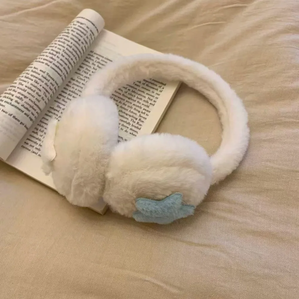 Orejeras suaves y bonitas y útiles con forma de estrella, cubierta para los oídos a prueba de viento, protección contra el frío y el oído grueso, orejeras cálidas para Otoño e Invierno