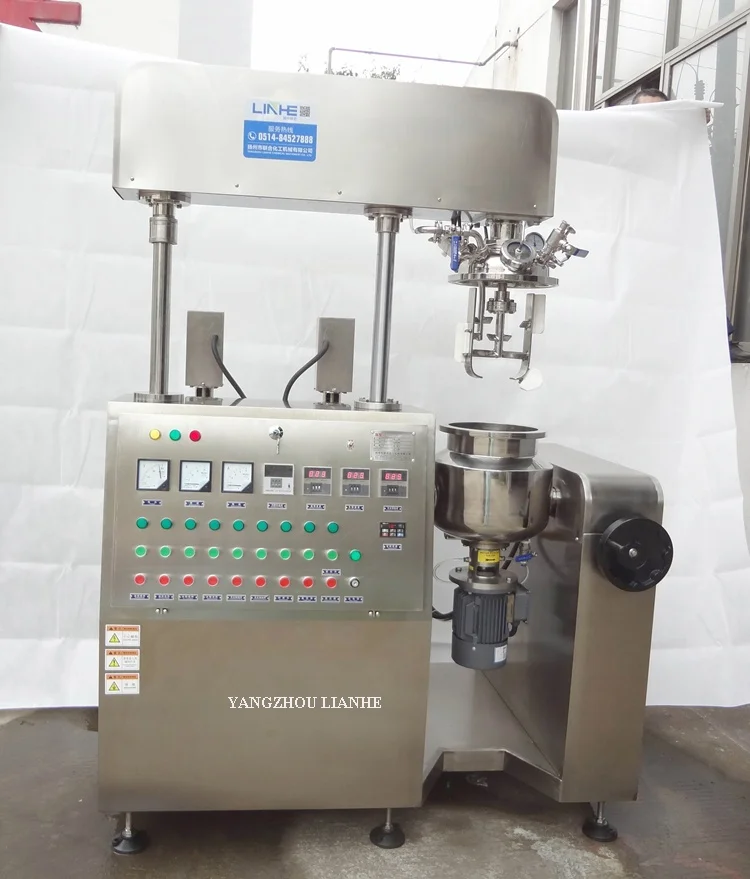 10L 20L 30L Laboratory Vacuum Homogenizer Emulsifier for Cosmetic Cream Making