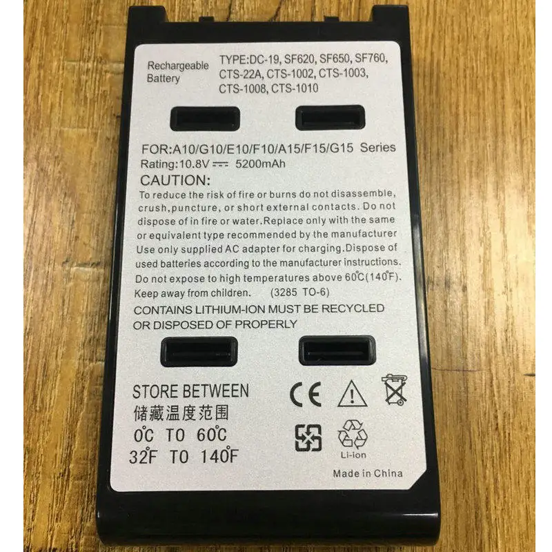 Applicable to Shantou CTS-1002 CTS-1003 CTS-1008 CTS-1010 ultrasonic flaw detector battery