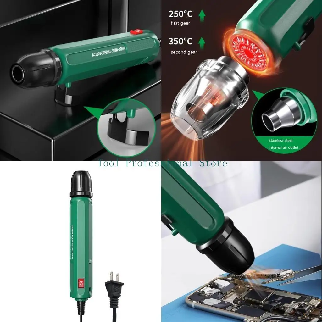 

57QF Compact Hot Air Tool 500W with double Temp Portable Heat Tool Fast Heating Device for Vinyls Wrap Candle Making Embossing