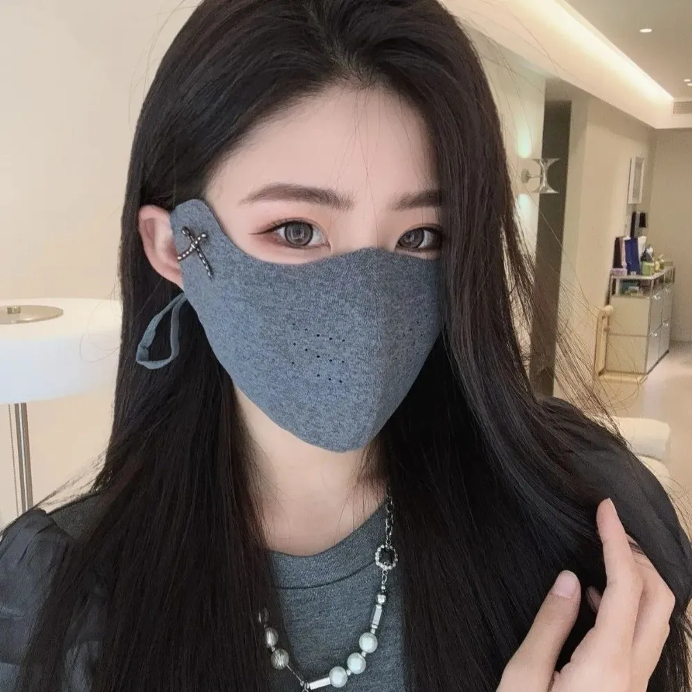 Durable Thin Fleece Face Mask Soft Brushed Windproof Windproof Mask Breathable 3D Support Cycling Mask Winter Season