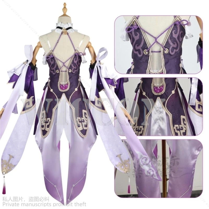 Anime Game Honkai Star Rail Fu Xuan Cosplay Costume Adult Carnival Uniform Anime Halloween Party Costume Masquerade Women Lolita