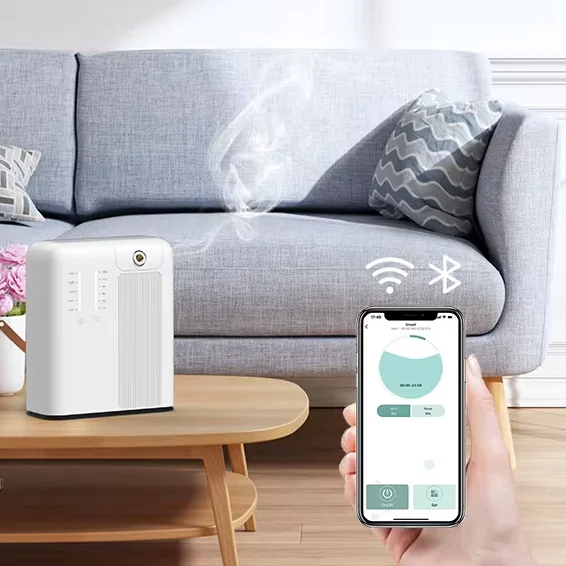 Humidifier 2024 Hot Selling Hvac Bluetooth &WIFI APP Remote Control Smart Home Appliance Electric Scent Aroma Diffuser Plug