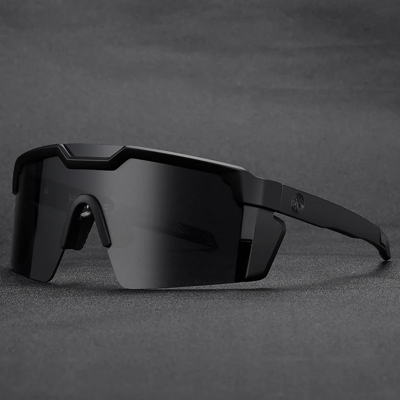 luxury brand Heat Wave brand sunglasses sport Conjoined lens cycling Women men sun glasses UV