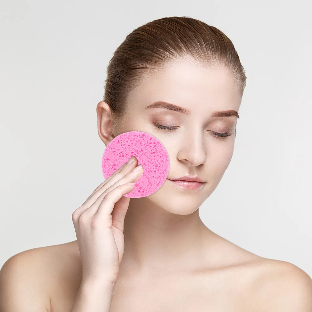 15 stuks gezichtsreiniging afgeronde make-up comfortabele cosmetica bladerdeeg natuurlijke make-up tool afgeronde bladerdeeg gezicht waspad