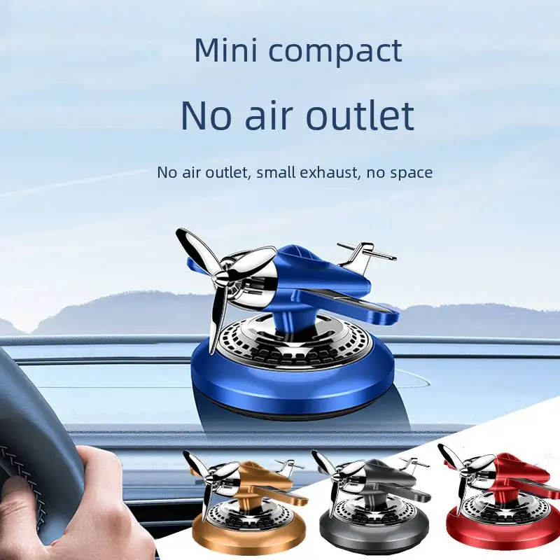 

Car Perfume Air Fresh Agent Solar Instrument Table/Center Console Aircraft Aromatherapy Decorative Decoration Birthday Gift