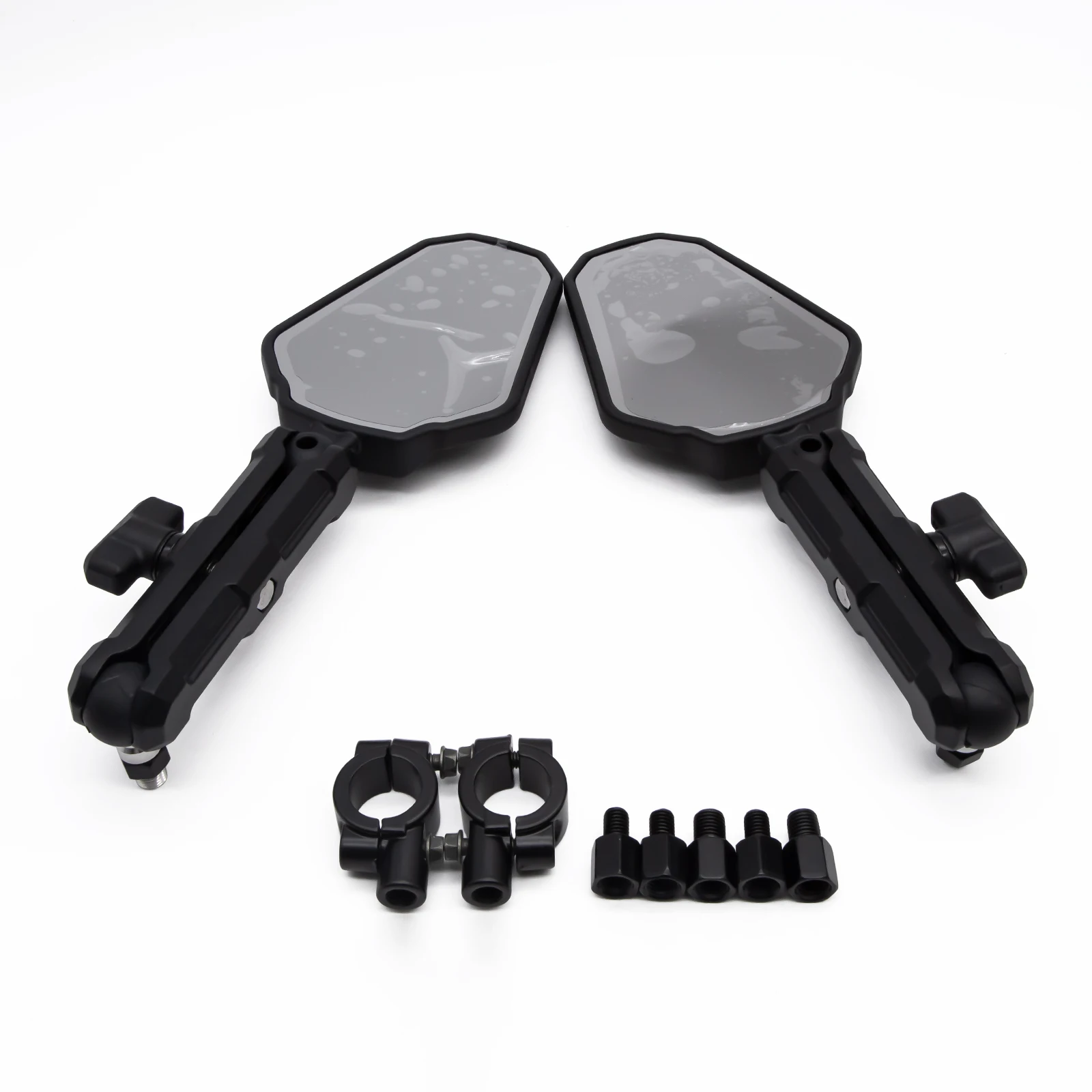 Certified Anti-collision Wide-angle Motorcycle Rearview Mirror Side Mirror off-road street Ebike Scooter ATV Rear View Mirror