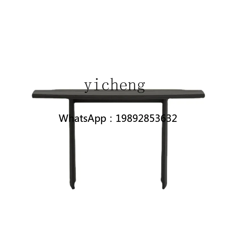 Solid Wood Art Console Tables Extremely Narrow Console Silent Style Minimalist High-End a Long Narrow Table Table