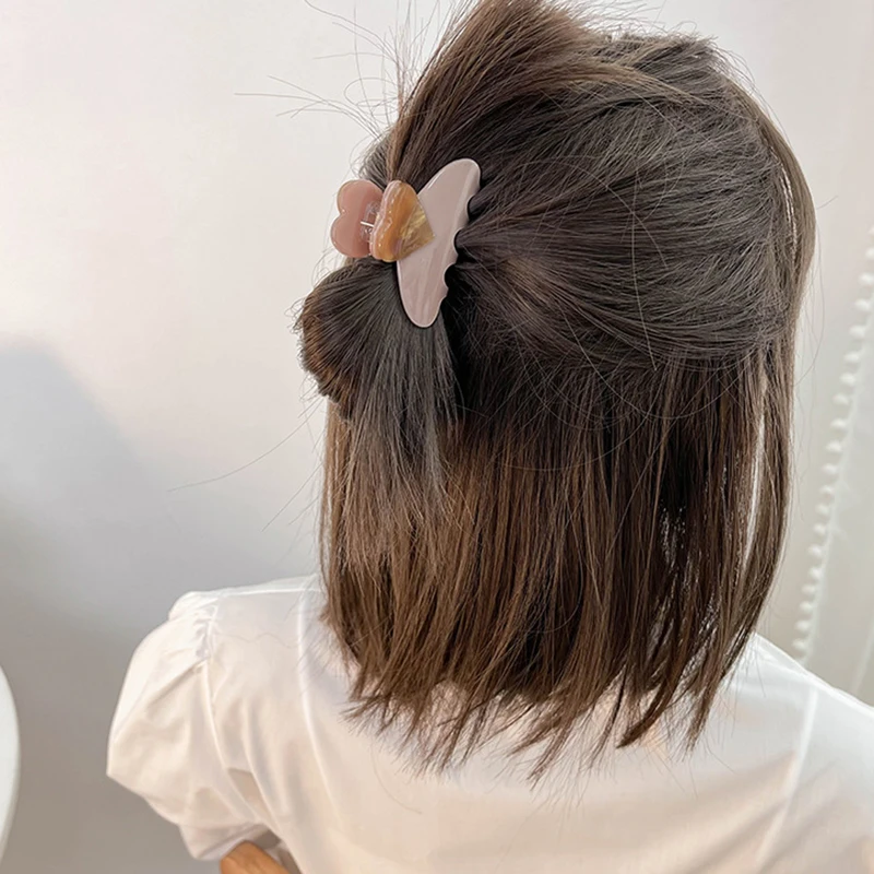 Koreańskie popularne moda 5.8CM miłość-serce małe klamra do włosów proste klipsy do rekina z kwasem octowym akcesoria do włosów dla wdzięcznej pani — zdjęcie 6