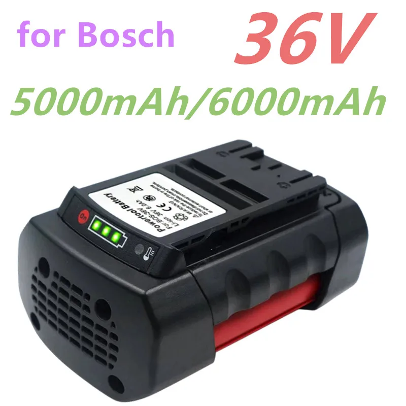 

Brandnew 36v 5.0ah/6.0ah li-ion substituição bateria recarregável para boschs ferramenta elétrica bat810 bat836 bat838 bat840