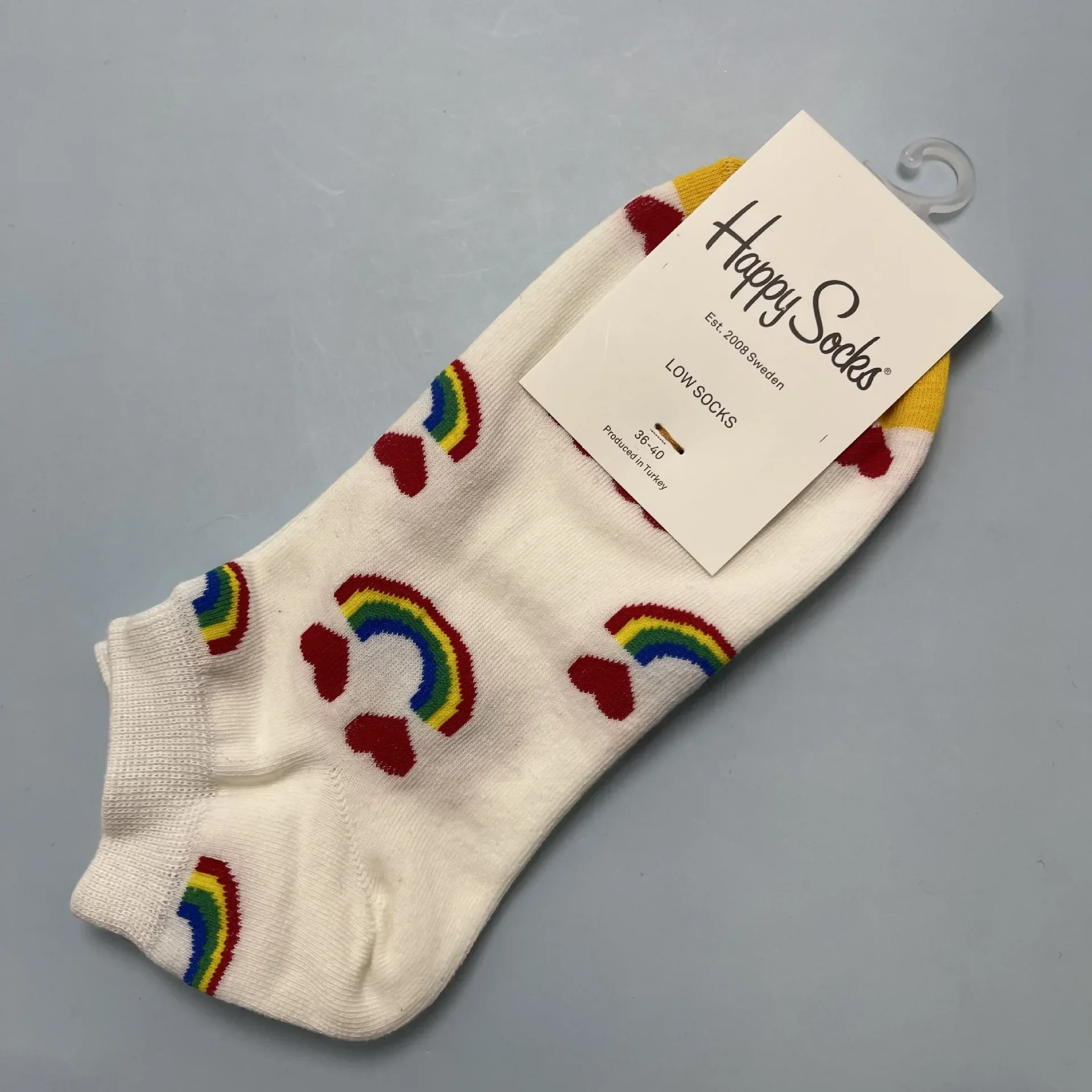 جوارب Happy Socks جوارب قصيرة لطيفة وخفيفة الوزن