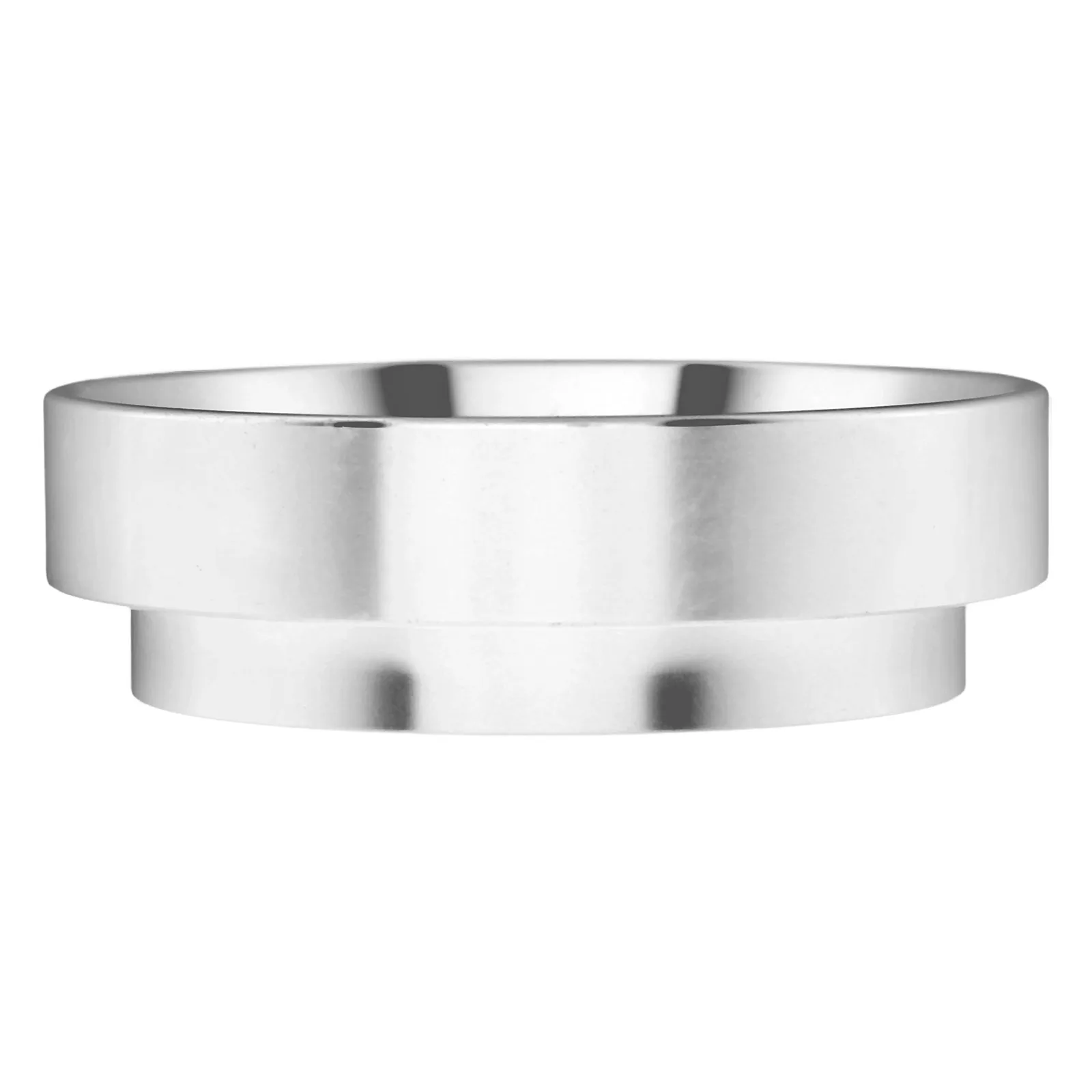

Ring With Magnetic Powder Cup Coffee Machine Accessory Tool Dosing Funnel Measuring Silver Travel