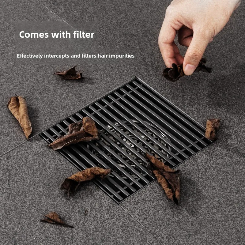 

Thickened 304 stainless steel large displacement odor proof floor drain with a large diameter in the bathroom