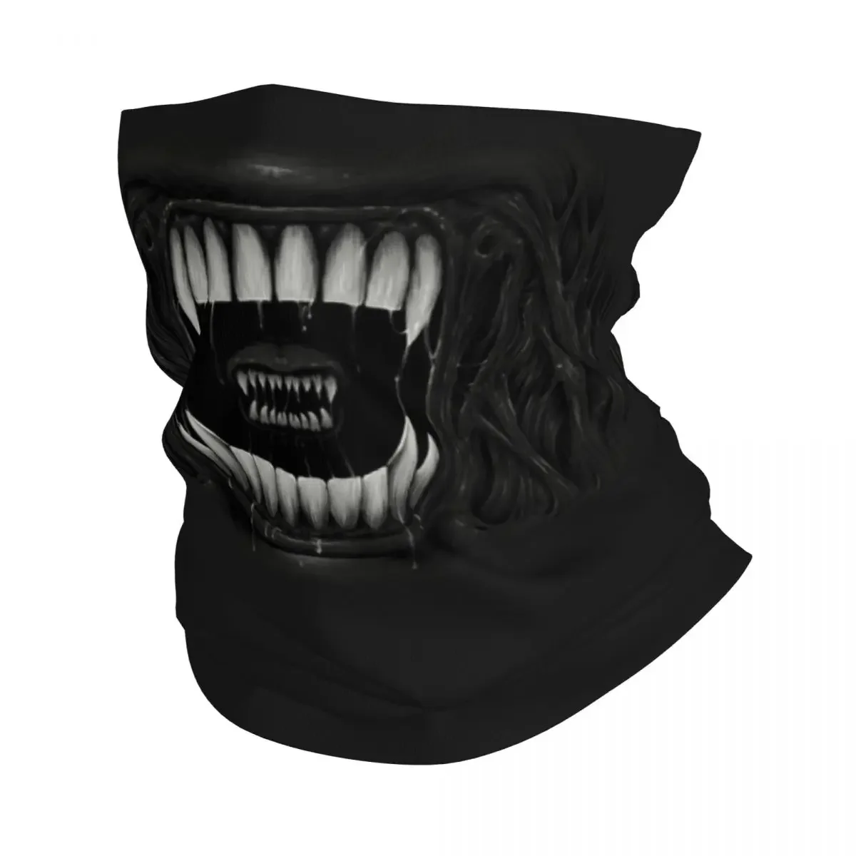 

Scary Alien Predator Bandana Neck Gaiter for Hiking Camping Men Women Wrap Scarf Xenomorph Hunter Headband Warmer