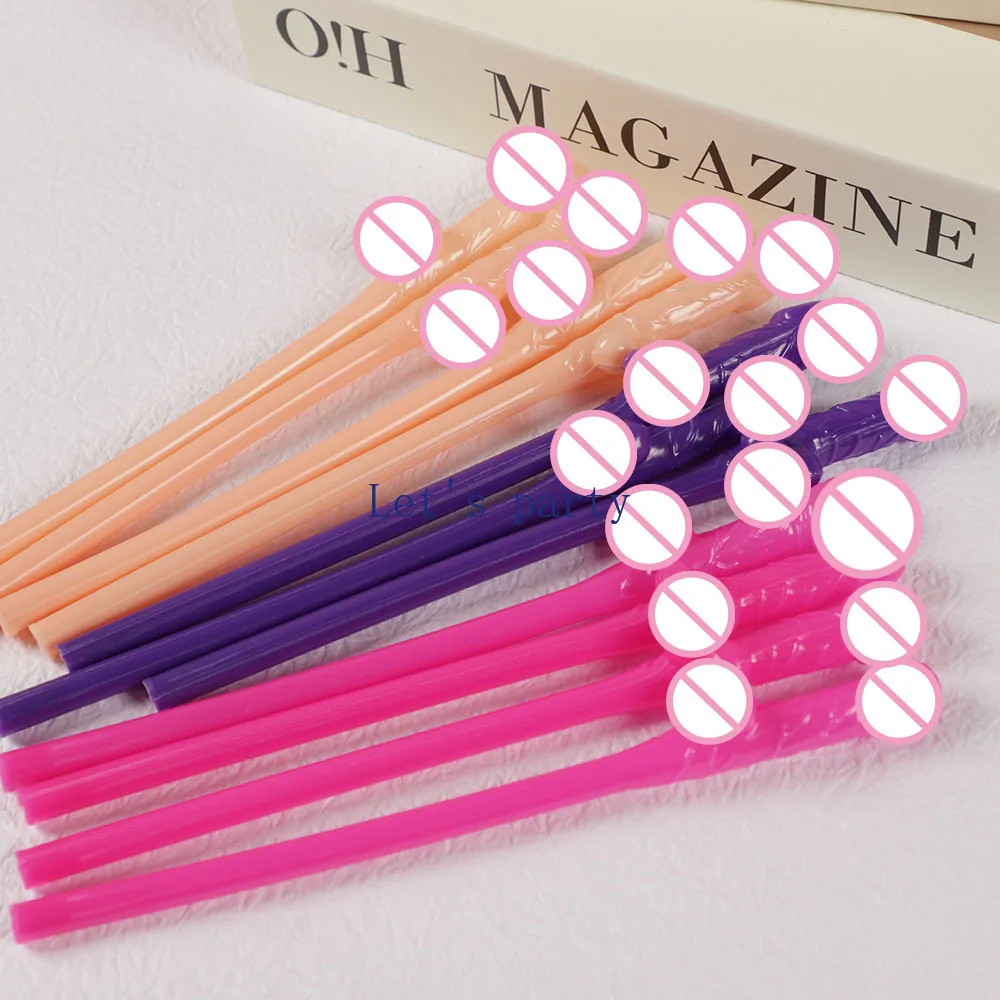 Bachelorette Party Penis Straws for Fun Celebrations