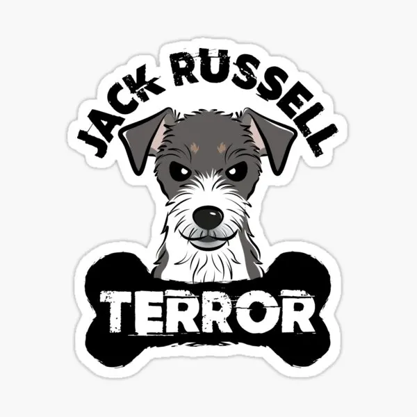 

Jack Russell Cute Pets Waterproof Sticker for Decorate Car Bicycle Helmet Wall Fridge Decal Accessorie