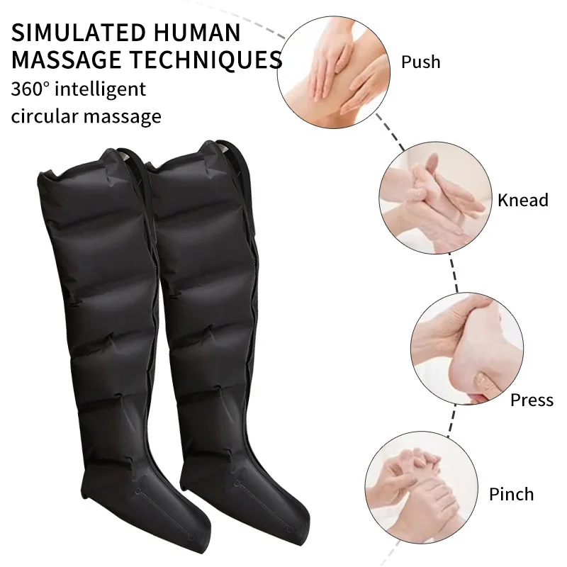 High quality Air wave pressure electric massager Waist Leg Arm Relax Instrument Promote Blood Circulation Pain Relief