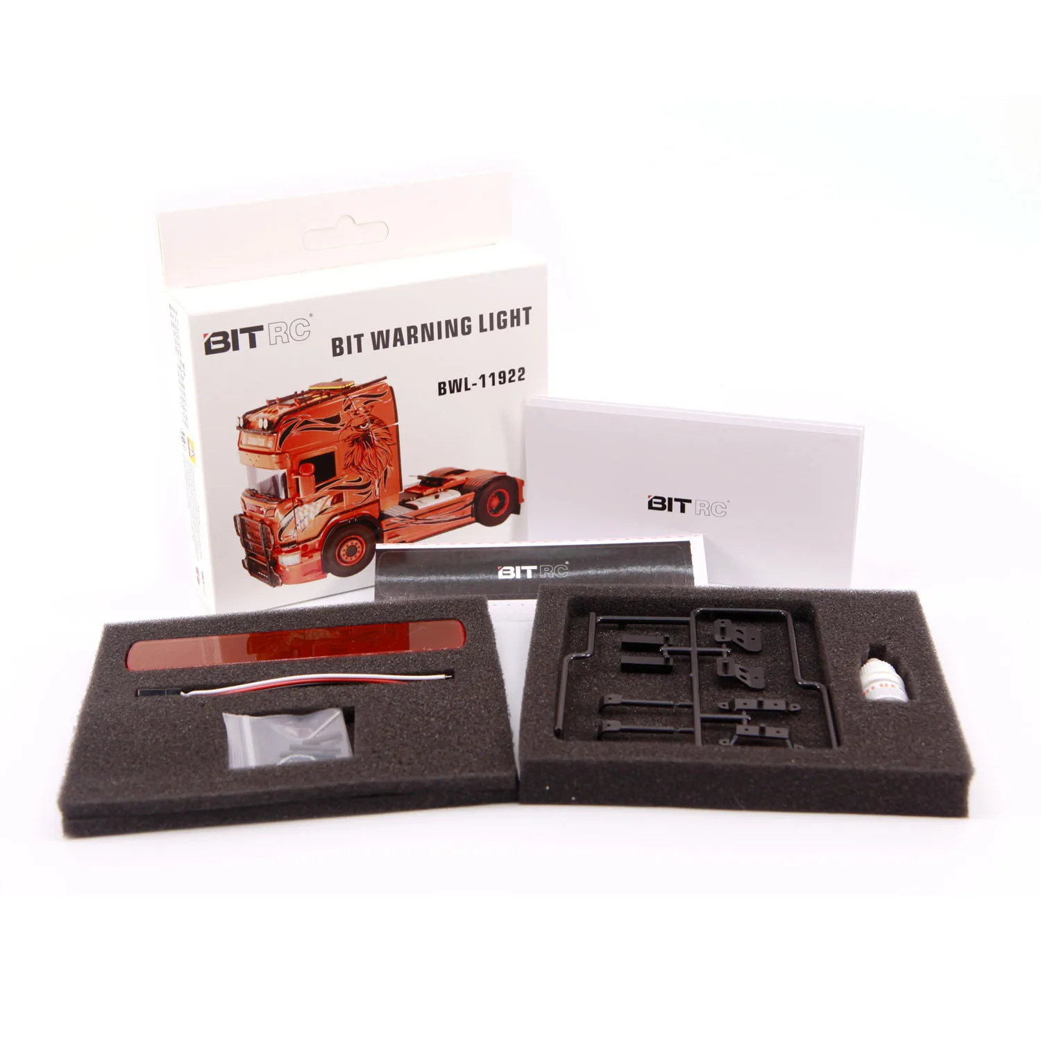 BITRC Cabina del Tetto Spia Kit Lampade A LED Per FAI DA TE 1/14 RC Trattore Camion Camion Veicoli Da Costruzione Modelli Pezzi di Ricambio