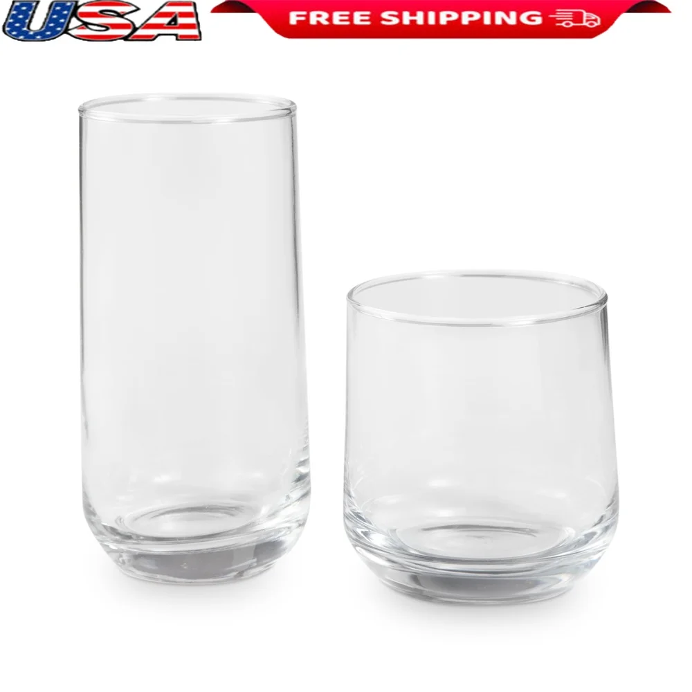 

Набор стаканов для питья из 16 предметов. Элегантная прозрачная посуда. В комплект входят 8 стаканов-холодильников на 8 камней. Идеальные коктейли и напитки.