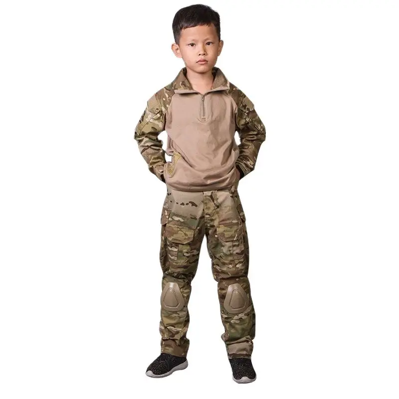 Emersongear Childs G3 Uniform Shirt Pants Tactical Suit Kids Camouflage Suit airsoft Hunting Sportswear 5Y-14Y Kids Tracksuit