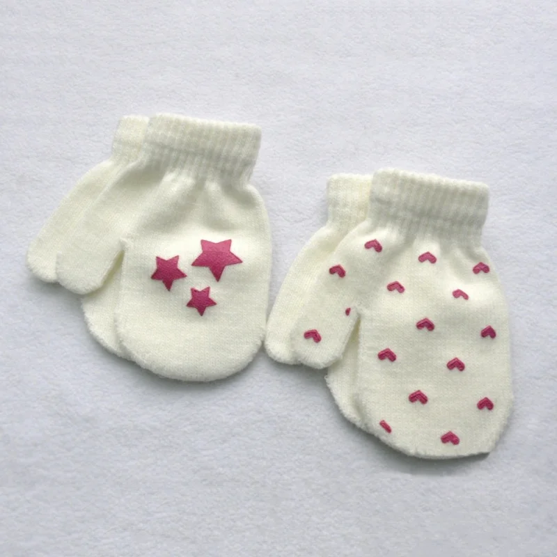 

Мягкие и теплые детские перчатки, зимние милые вязаные детские перчатки с длинными пальцами, сумка, варежки для малышей, аксессуары для детей 1-4 лет