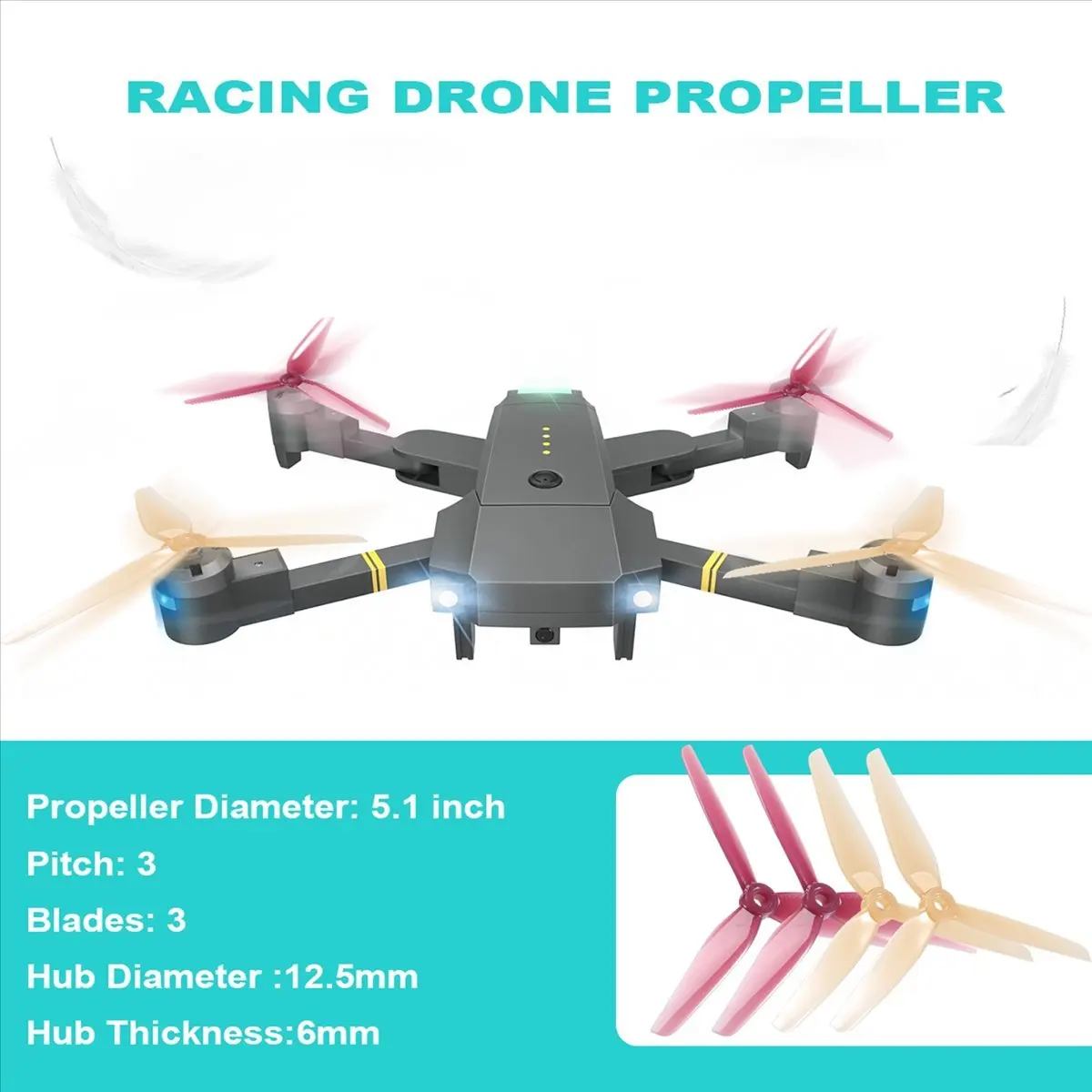 A48U for HQ Ethix P3 Butter FPV PC Propeller for RC FPV Racing Drone Propeller