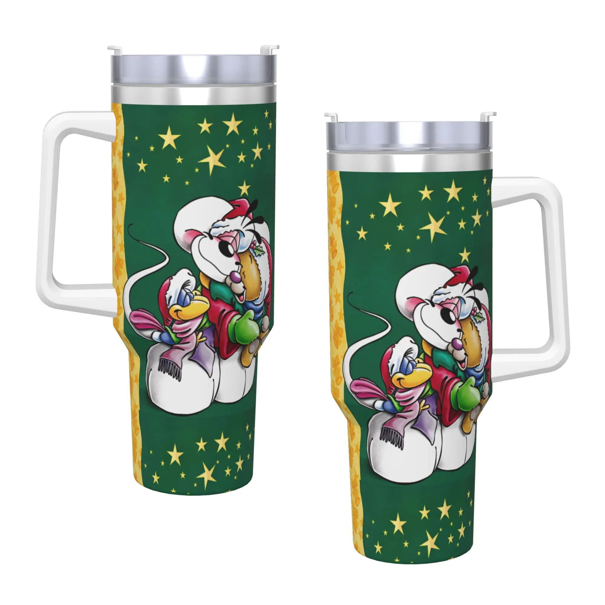 Comic Cartoons Diddl Stainless Steel Tumbler  Travelist Mugs Cup Large Thermal Cups Insulated Hot Drinks Milk Tea Water Bottle