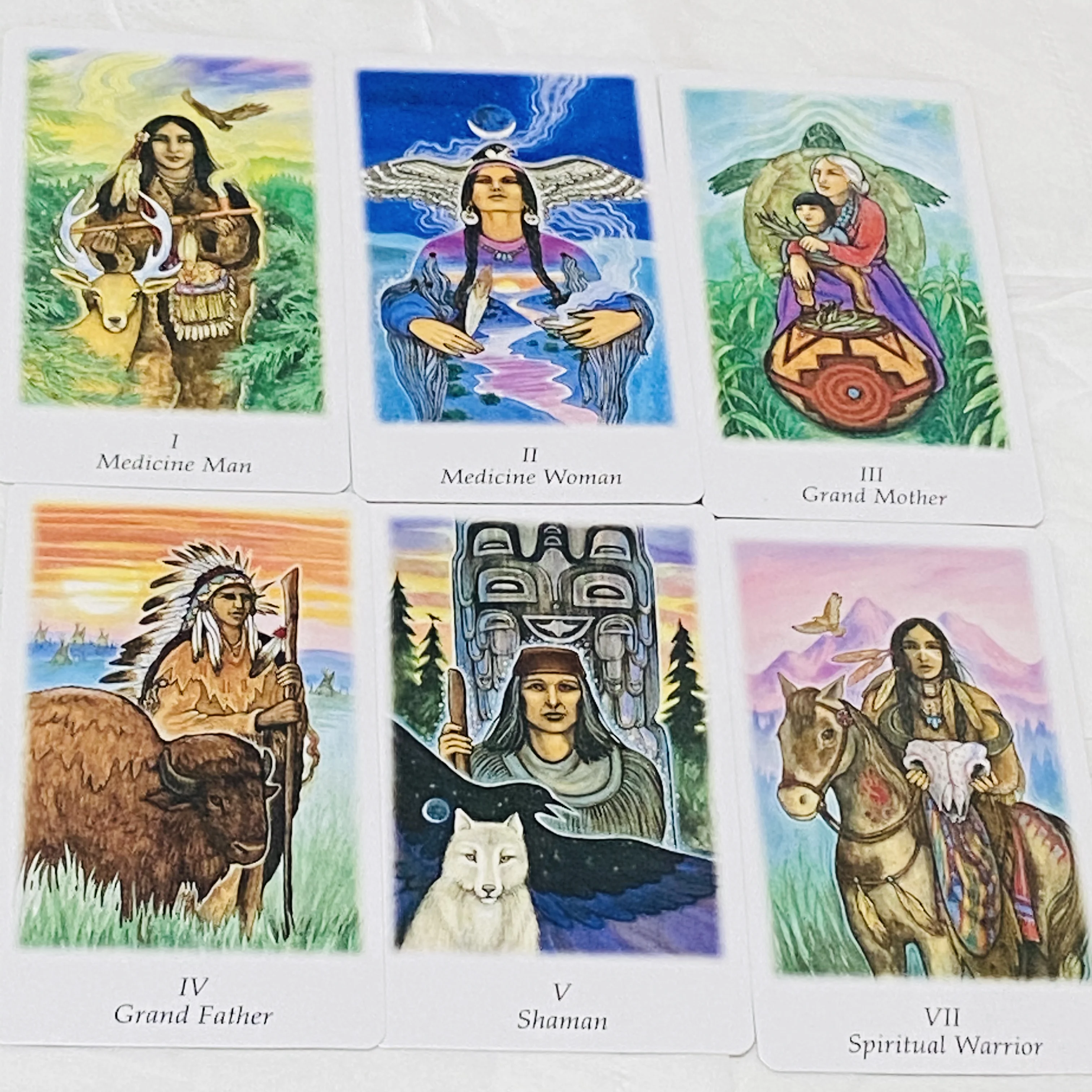Vision Quest Tarot Cards A 78 DecK Enlish rophecy Divination Deck Table game Family Party Board Fate Card Wait Game