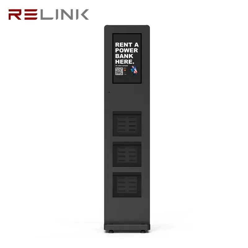 Hot Sale High Capacity 24 Slot Shared Power Bank Station Waterproof Batteries 500W Output Universal Sockets Commercial