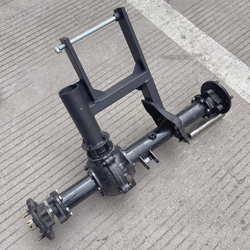 48V 5KW Automotive ATV UTV Rear Axle for Four-wheel Motorcycle Go Kart with Differential Dual Disc Brakes ATV Rear Axle Assembly