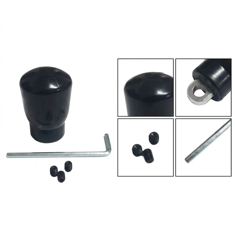 Wire Rope Terminal for Gym Pulleys Made of Plastic and Steel with Stress Distribution Design 64x25mm Dimensions