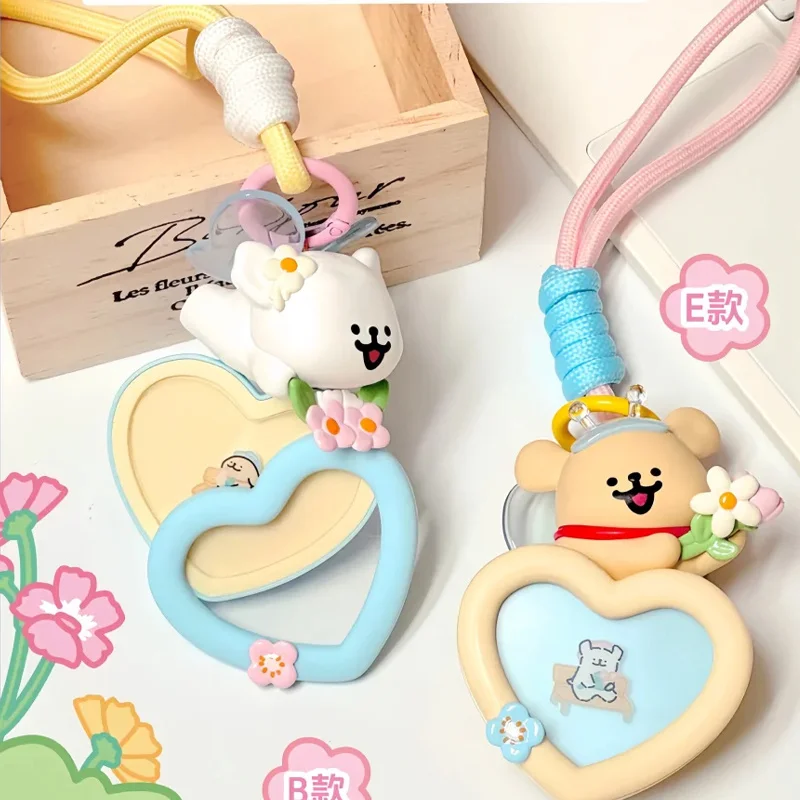 Auf Lager Echte Malteser Linie Hund Garten Serie Auto Duft Anhänger Blind Box Rucksack Anhänger Nette Malteser Anhänger Dekoration