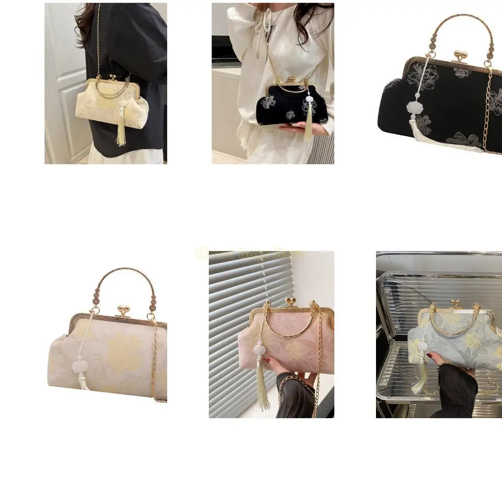 

X90d Деликатный бархатный китайский стиль вечерняя сумка замысловатая ремесленная мастерство