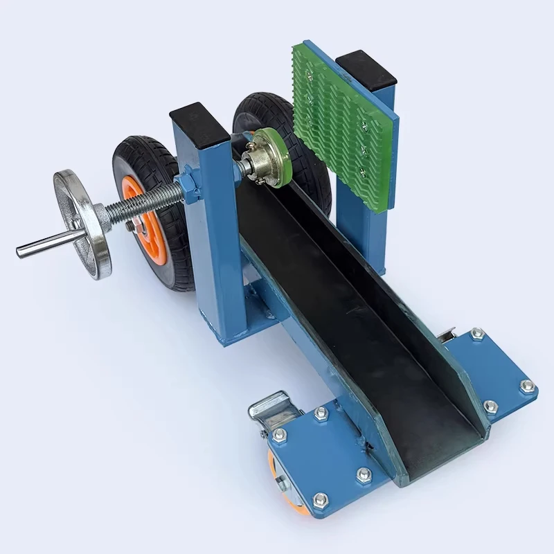 

Manual Stone Transport Cart Four-Wheel Flatbed Cart Marble and Glass Door/Window Transport Tool 8CM Clamping Slot