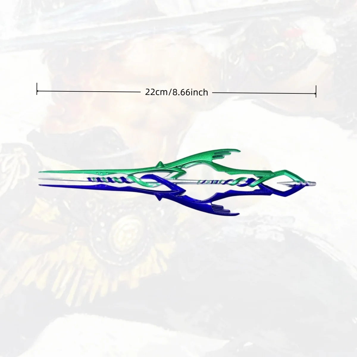 Espada Katana de Metal Eva Cassius Longinus de 8,6 pulgadas, Katana japonesa Original, sable samurái, cuchillo Ninja, accesorios de Cosplay, juguete de utilería