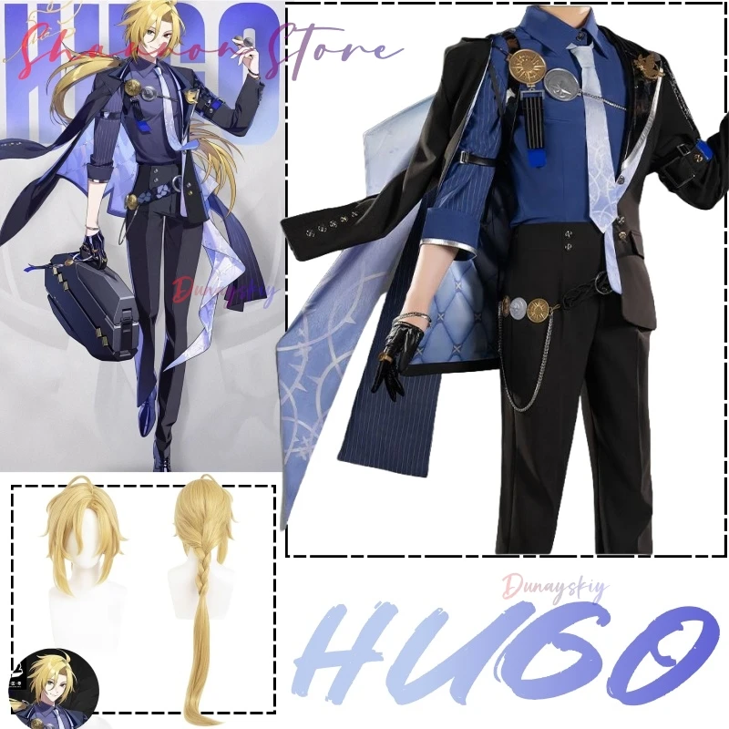 

Newly Game Zenless Zone Zero ZZZ New Hugo 코스프레 costume Halloween Christmas Role Playing Party Comic S-XL SIZE Free Mask